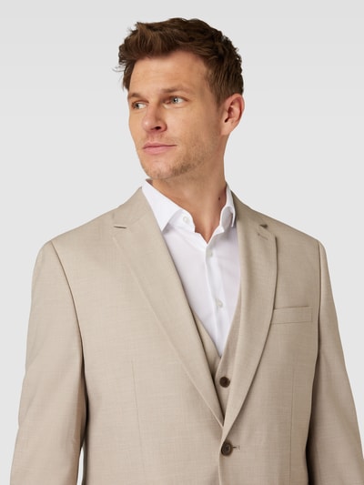 Peek & Cloppenburg Christian Berg Men2-Knopf-Sakko Mit Reverskragen In Beige