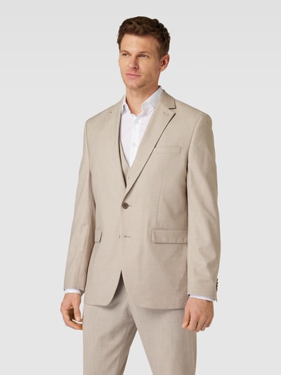 Peek & Cloppenburg Christian Berg Men2-Knopf-Sakko Mit Reverskragen In Beige