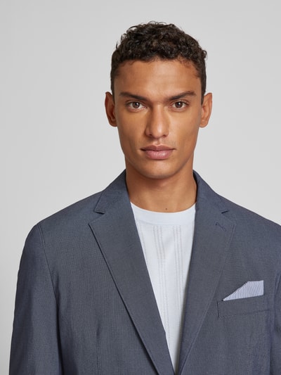 Peek & Cloppenburg Christian Berg Men2-Knopf-Sakko Mit Reverskragen In Blau