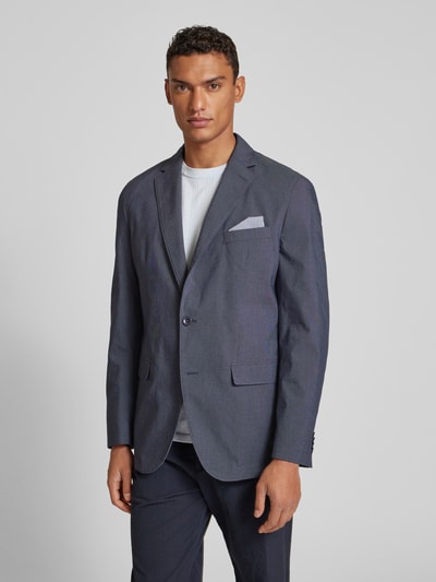 Peek & Cloppenburg Christian Berg Men2-Knopf-Sakko Mit Reverskragen In Blau