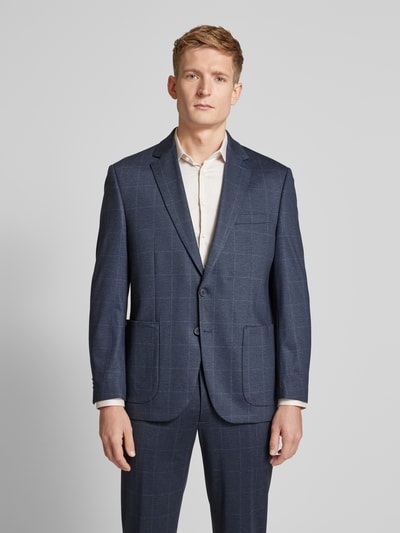 Peek & Cloppenburg Christian Berg Men2-Knopf-Sakko Mit Reverskragen In Blau