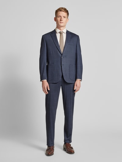 Peek & Cloppenburg Christian Berg Men2-Knopf-Sakko mit Reverskragen in blau