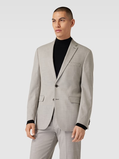 Peek & Cloppenburg Christian Berg Men2-Knopf-Sakko Mit Reverskragen In Beige