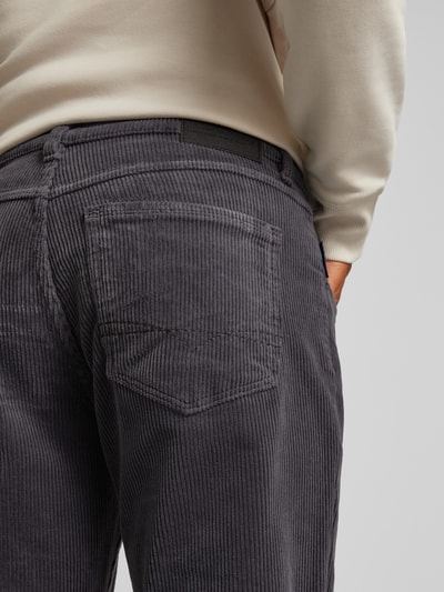 Peek & Cloppenburg Christian Berg MenCordhose Im 5-Pocket-Design In Dunkelgrau