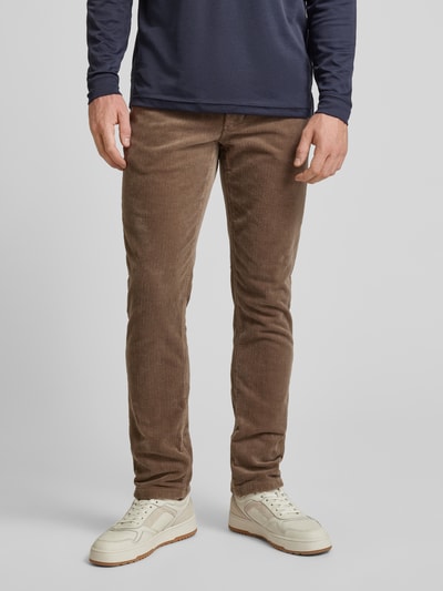 Peek & Cloppenburg Christian Berg MenCordhose Im 5-Pocket-Design In Taupe
