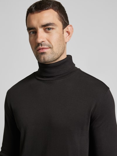 Peek & Cloppenburg Christian Berg MenLongsleeve Mit Rollkragen In Black