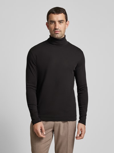 Peek & Cloppenburg Christian Berg MenLongsleeve Mit Rollkragen In Black