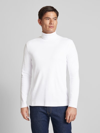 Peek & Cloppenburg Christian Berg MenLongsleeve Mit Rollkragen In Weiss