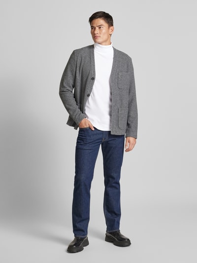 Peek & Cloppenburg Christian Berg MenLongsleeve mit Rollkragen in weiss
