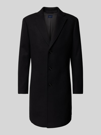 Peek & Cloppenburg Christian Berg MenMantel Mit Leistentaschen In Black