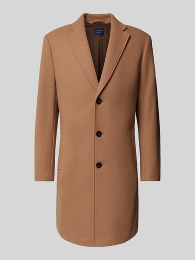 Peek & Cloppenburg Christian Berg MenMantel Mit Leistentaschen In Camel