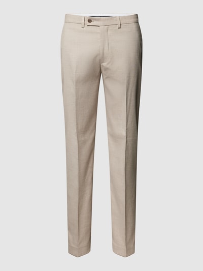 Peek & Cloppenburg Christian Berg MenRegular Fit Anzughose Mit Gesäßtaschen In Beige