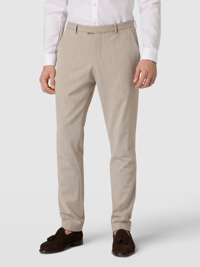 Peek & Cloppenburg Christian Berg MenRegular Fit Anzughose Mit Gesäßtaschen In Beige