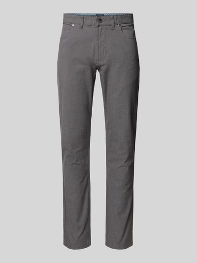 Peek & Cloppenburg Christian Berg MenRegular Fit Chino Im 5-Pocket-Design In Dunkelgrau