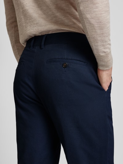 Peek & Cloppenburg Christian Berg MenRegular Fit Hose Mit Gürtelschlaufen In Marine