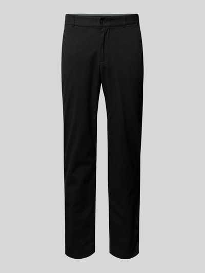 Peek & Cloppenburg Christian Berg MenRegular Fit Hose Mit Gürtelschlaufen In Black