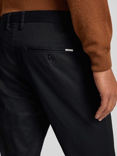 Peek & Cloppenburg Christian Berg MenRegular Fit Hose Mit Gürtelschlaufen In Black