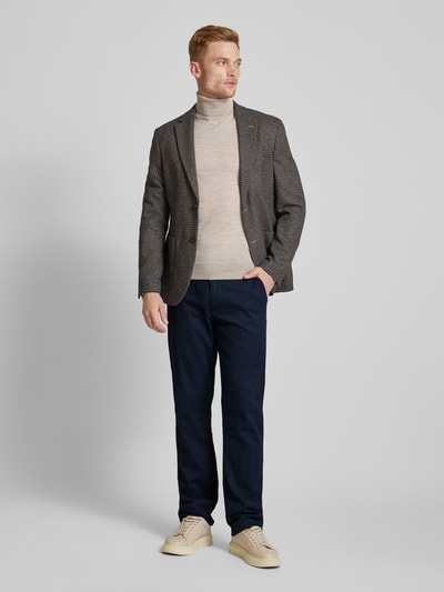 Peek & Cloppenburg Christian Berg MenRegular Fit Hose mit Gürtelschlaufen in marine