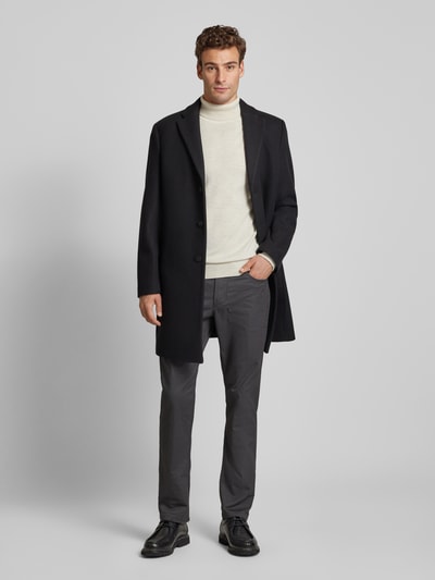 Peek & Cloppenburg Christian Berg MenRegular Fit Jeans im 5-Pocket-Design in dunkelgrau