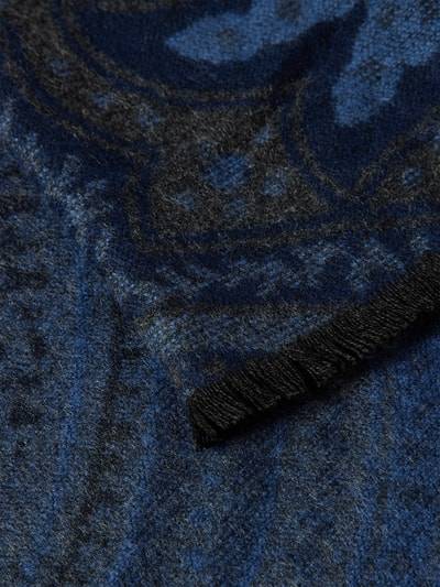 Peek & Cloppenburg Christian Berg MenSchal Aus Viskose Mit Fransen In Marine