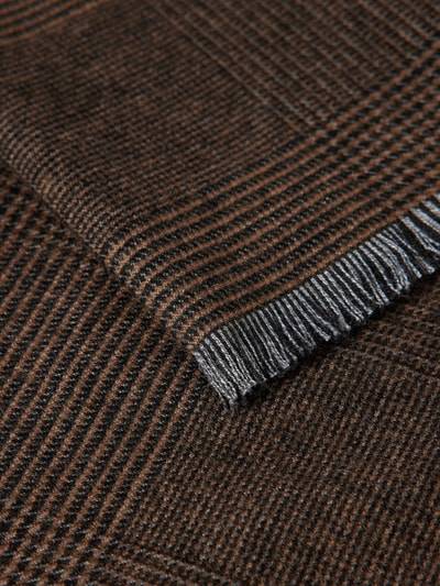 Peek & Cloppenburg Christian Berg MenSchal Aus Viskose Mit Fransen In Dunkelbraun