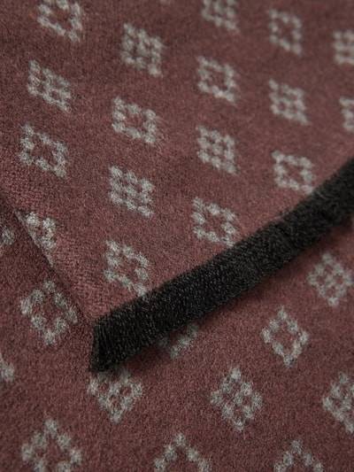 Peek & Cloppenburg Christian Berg MenSchal Aus Viskose Mit Fransen In Dunkelbraun