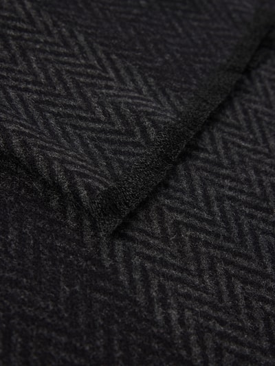 Peek & Cloppenburg Christian Berg MenSchal Aus Viskose Mit Fransen In Black
