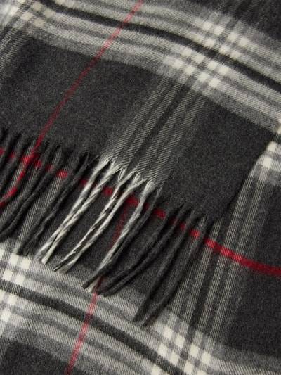 Peek & Cloppenburg Christian Berg MenSchal Mit Fransen In Anthrazit Melange