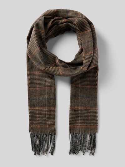 Peek & Cloppenburg Christian Berg MenSchal mit Fransen in camel