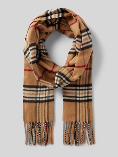 Peek & Cloppenburg Christian Berg MenSchal mit Fransen in camel