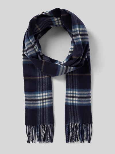 Peek & Cloppenburg Christian Berg MenSchal mit Fransen in marine