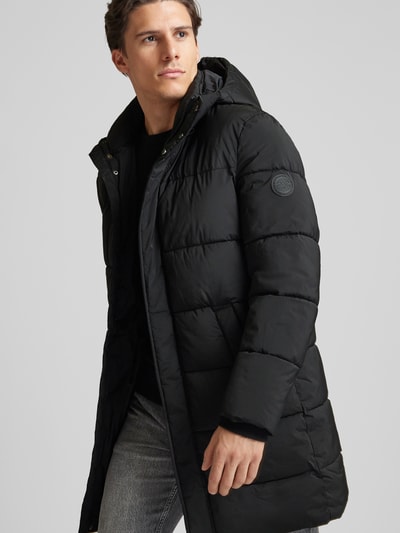 Peek & Cloppenburg Christian Berg MenSteppjacke Mit Kapuze In Black