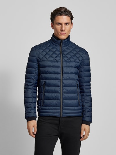 Peek & Cloppenburg Christian Berg MenSteppjacke Mit Reißverschlusstaschen In Marine