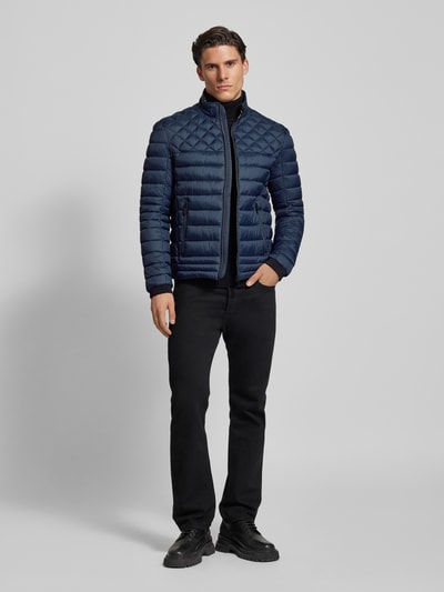 Peek & Cloppenburg Christian Berg MenSteppjacke mit Reißverschlusstaschen in marine