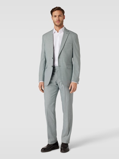 Peek & Cloppenburg Christian Berg MenStoffhose mit Allover-Muster in gruen