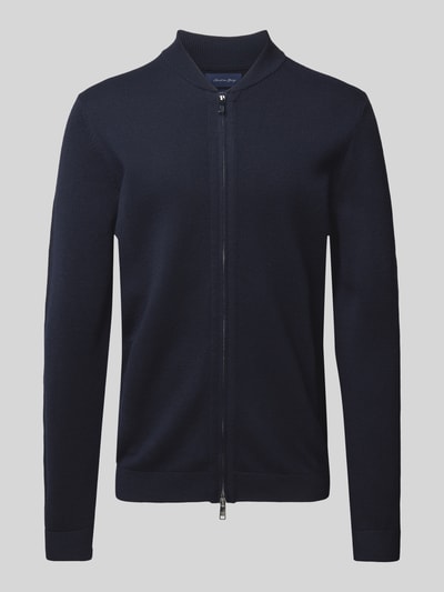 Peek & Cloppenburg Christian Berg MenStrickjacke Mit Zweiwege-Reißverschluss In Marine