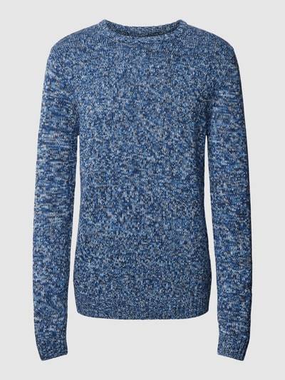 Peek & Cloppenburg Christian Berg MenStrickpullover Mit Gerippten Abschlüssen In Marine