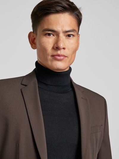 Peek & Cloppenburg Christian Berg MenStrickpullover Mit Rollkragen In Black