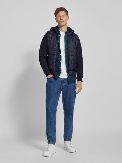 Peek & Cloppenburg Christian Berg MenSweatjacke mit Kapuze in marine