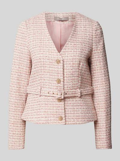 Peek & Cloppenburg Christian Berg Woman SelectionBlazer In Bouclé-Optik In Rose