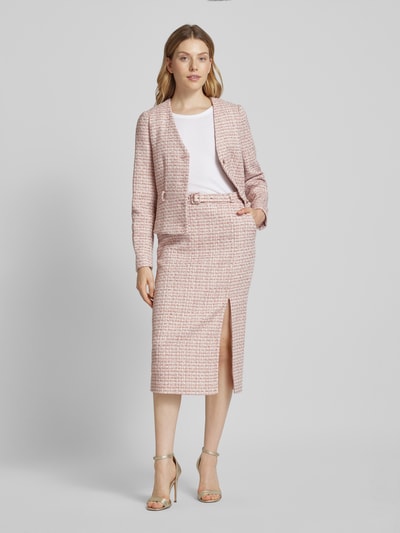 Peek & Cloppenburg Christian Berg Woman SelectionBlazer in Bouclé-Optik in rose