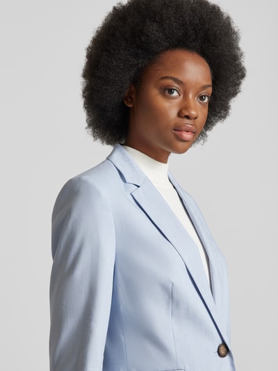 Peek & Cloppenburg Christian Berg Woman SelectionBlazer Mit Leistentaschen In Hellblau