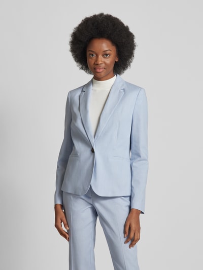 Peek & Cloppenburg Christian Berg Woman SelectionBlazer Mit Leistentaschen In Hellblau