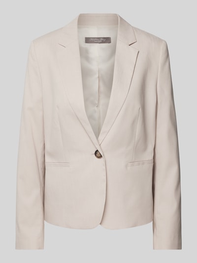 Peek & Cloppenburg Christian Berg Woman SelectionBlazer Mit Leistentaschen In Sand