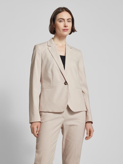 Peek & Cloppenburg Christian Berg Woman SelectionBlazer Mit Leistentaschen In Sand
