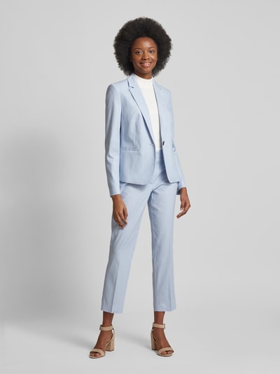 Peek & Cloppenburg Christian Berg Woman SelectionBlazer mit Leistentaschen in hellblau