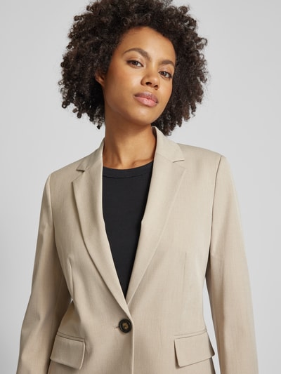 Peek & Cloppenburg Christian Berg Woman SelectionBlazer Mit Reverskragen In Sand