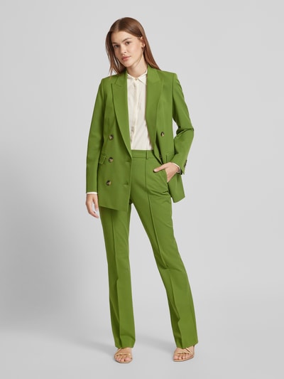 Peek & Cloppenburg Christian Berg Woman SelectionBootcut Anzughose mit fixierten Bügelfalten in gruen