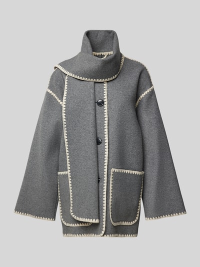 Peek & Cloppenburg Christian Berg Woman SelectionJacke Mit Stehkragen In Mittelgrau