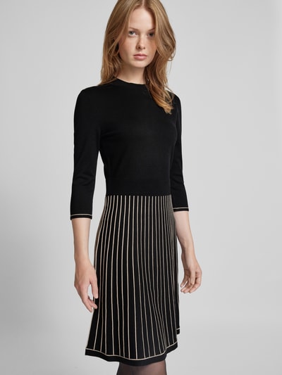 Peek & Cloppenburg Christian Berg Woman SelectionKnielanges Kleid Mit Rundhalsausschnitt In Black